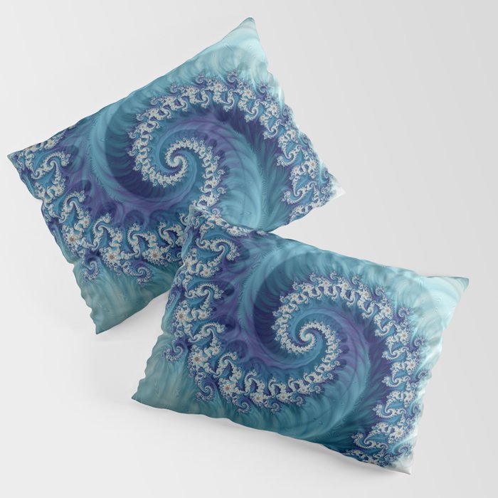 Sound of Seashell - Fractal Art Pillow Sham