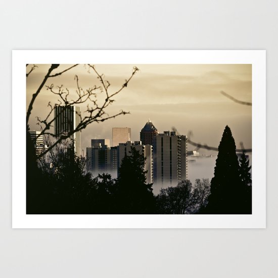 a visit from heaven Art Print