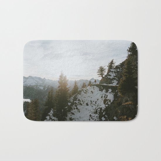 Taking in the view - Landscape Photography Bath Mat
