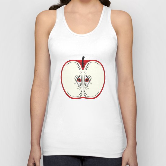 Anxiety Apple Unisex Tank Top