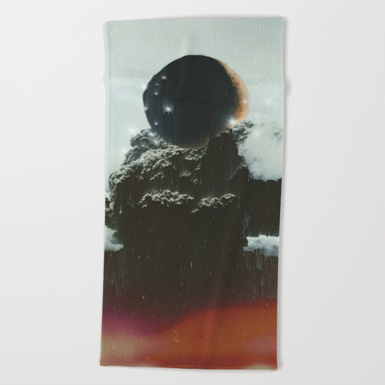 Final Eclipse Beach Towel