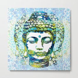 Colorful Enlightenment - Buddha Spiritual Art - By Sharon Cummings Metal Print