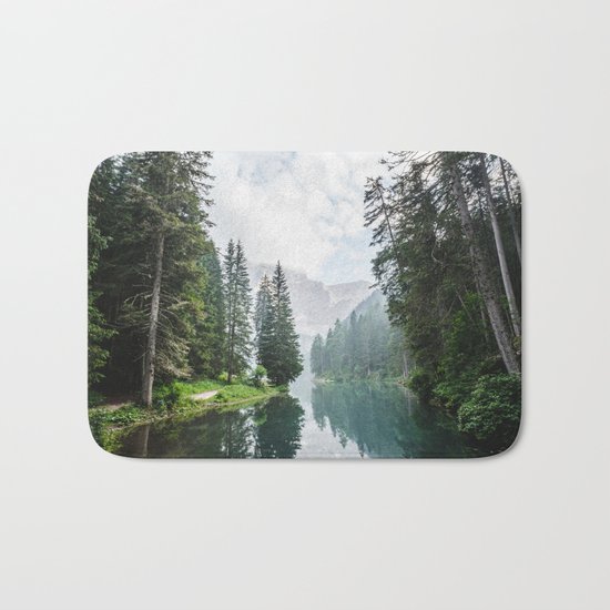moody landscape Bath Mat