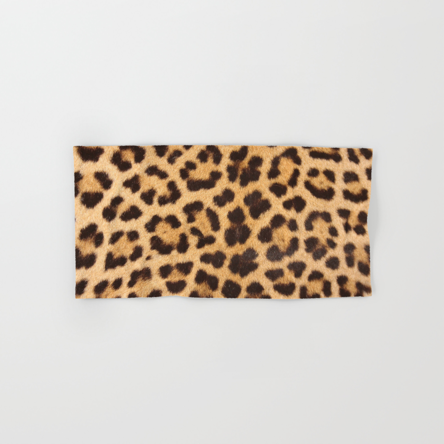 leopard print bath towels