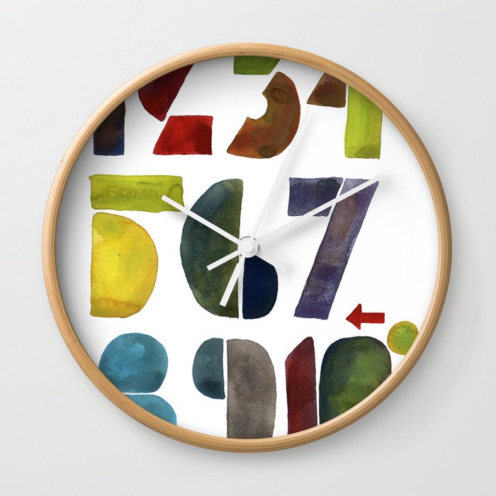 1 2 3 4 5 6 7 8 9 10 Decimal Numbers Wall Clock By Typogy Society6 1 2 3 4 5 6 7 8 9 10 Decimal Numbers Wall Clock By Typogy Society6