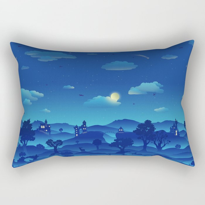 Fairytale Dreamscape Rectangular Pillow