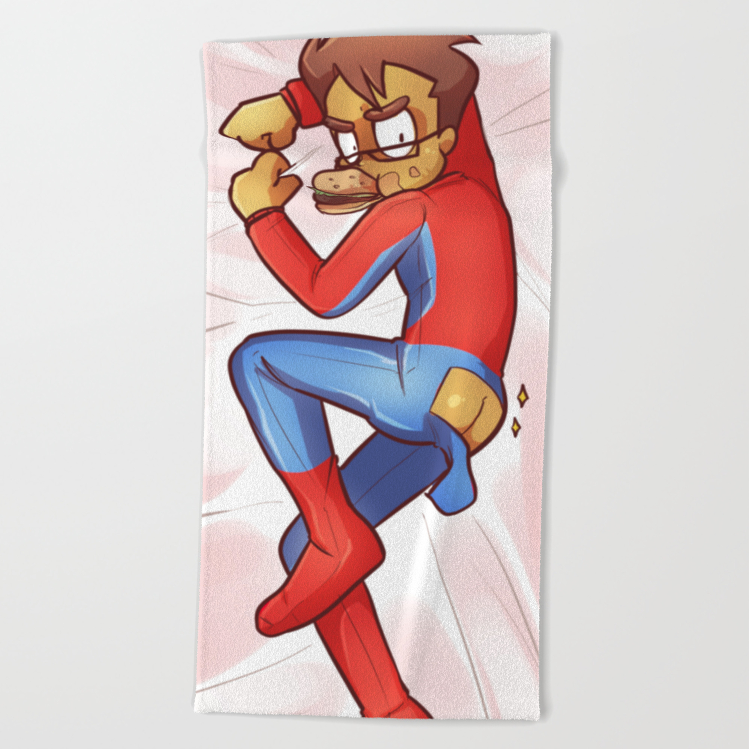 Goofy Cursed Body Pillow Beach Towel By Livingcurse Society6