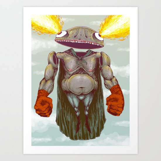 Superheroes SF Art Print
