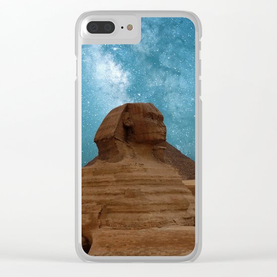 Sphinx and Pyramids, Egypt Clear iPhone Case