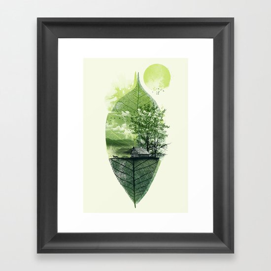 Live in Nature Framed Art Print