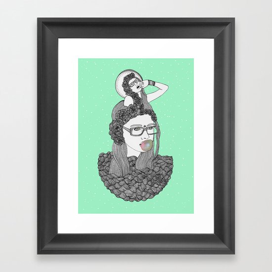 I love Candy Framed Art Print