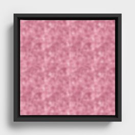 Glam Pink Metallic Texture Framed Canvas