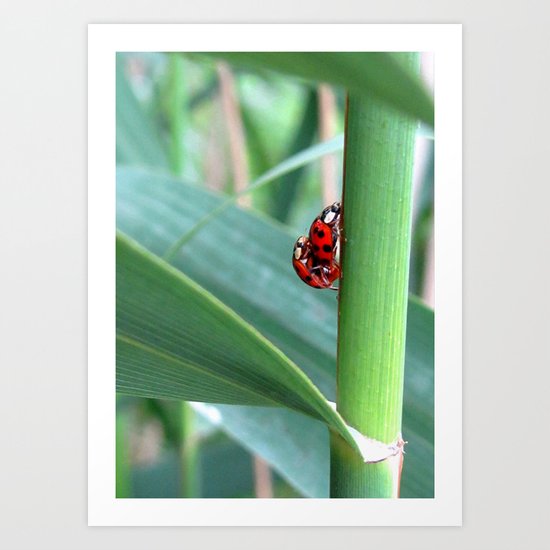 Happiness in a double Art Print