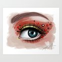 Heart Eyes Art Print