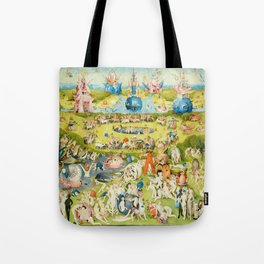 the Garden of Earthly Delights by Bosch Tote Bag | Cool, Oil, Vintage, Provocative, Surrealism, Impressionism, Unique, Thegardenof, Other, Pop Surrealism 