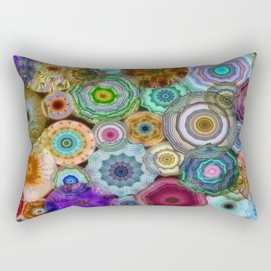 Flowery Meadow 3 Rectangular Pillow