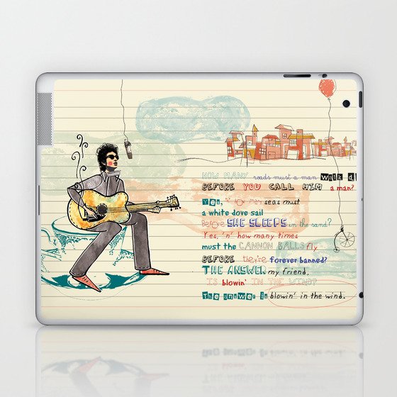 Bob Dylan Laptop & iPad Skin