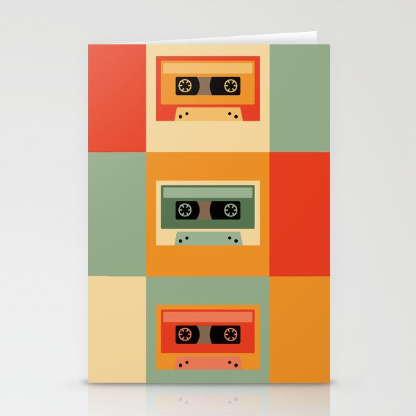 cassette Stationery Cards