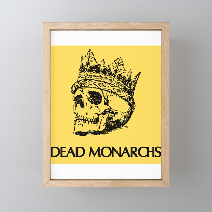 Dead Monarchs Framed Mini Art Print