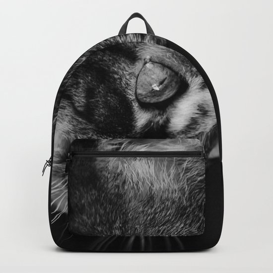kitten in black and white Backpack