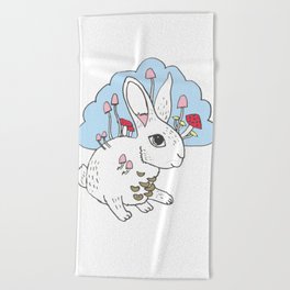 Rabbit 2  Beach Towel