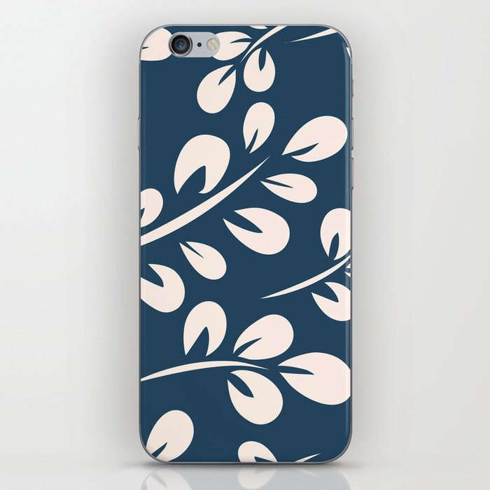 Abstract seamless pattern with leaves. Vintage illustration.  iPhone Skin