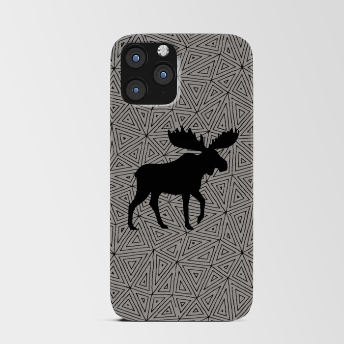 Moose Silhouette iPhone Card Case