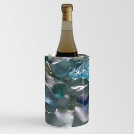 Ocean Hue Sea Glass Assortment Wine Chiller