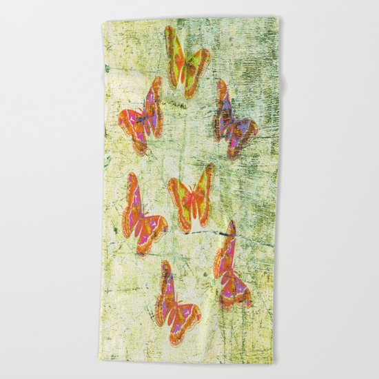 Butterfly Colours Beach Towel