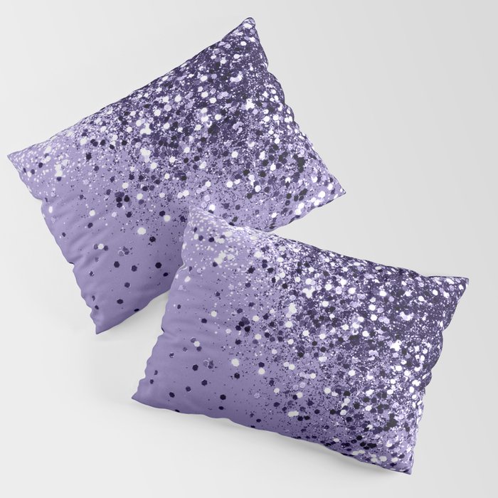 ULTRA VIOLET Glitter Dream #1 (Faux Glitter) #shiny #decor #art #society6 Pillow Sham
