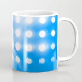 Bright Lights, Neon Blue / Cerulean Coffee Mug