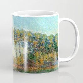 Poplars on the banks of the River Epta, Greece landscape painting by Claude Monet Coffee Mug
