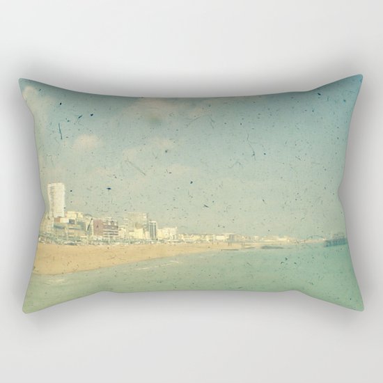 City by the Sea Rectangular Pillow