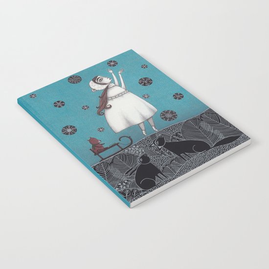 Between the Woods and Frozen Lake Notebook