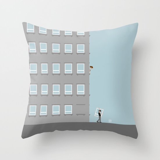 Fake Throw Pillow