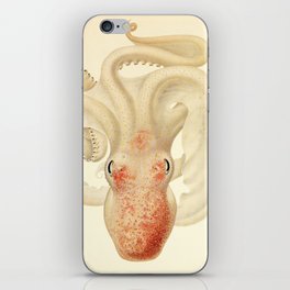 Art by Friedrich Wilhelm Winter from "Cephalopod Atlas" by Carl Chun, 1910 (benefitting Greenpeace) iPhone Skin