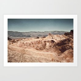 Desert Cliffs Art Print