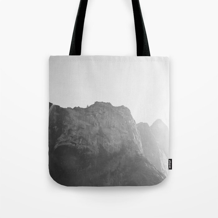 Light on the Rocks - Yosemite (B&W) Tote Bag