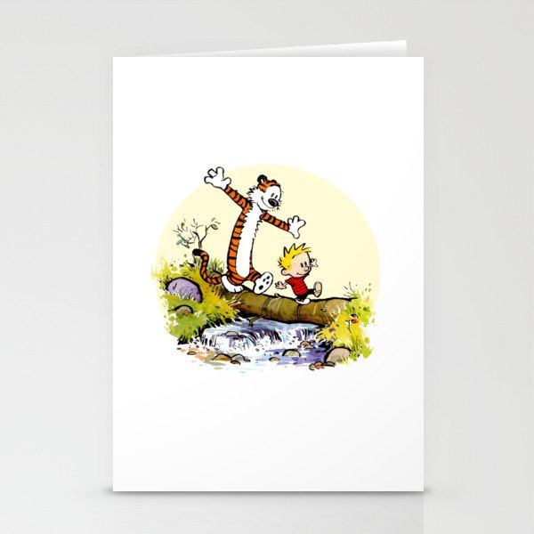 calvin and hobbes  Stationery Cards