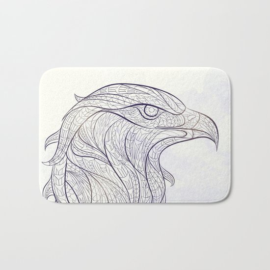 Ethnic Eagle Bath Mat