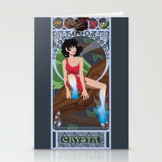 Crysta Nouveau - Fern Gully Stationery Cards