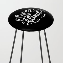 Love Is Blind Counter Stool