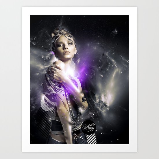 Milky Art Print