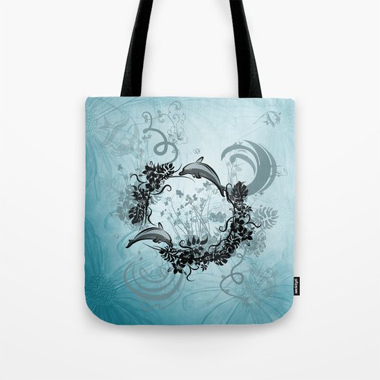 Cute dolphin Tote Bag