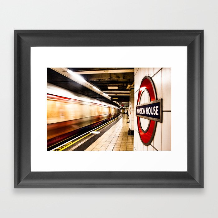 London Tube - Great Britain - UK Framed Art Print