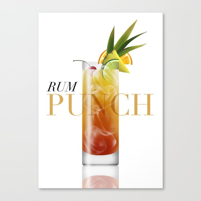 Rum Punch Canvas Print