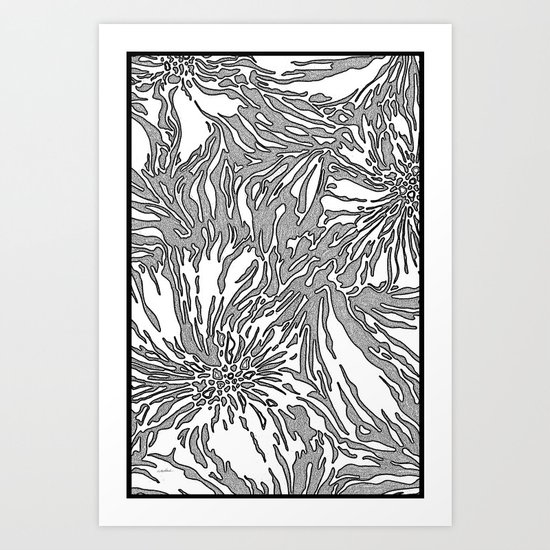 Animal Blossom Art Print