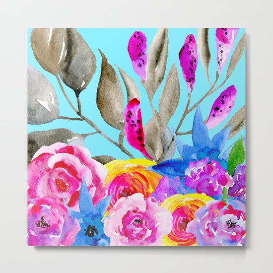 spring flowers i Metal Print