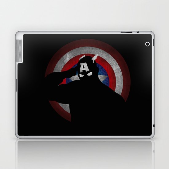 SuperHeroes Shadows : Captain America Laptop & iPad Skin