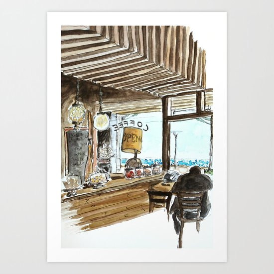 A view to the sea Art Print